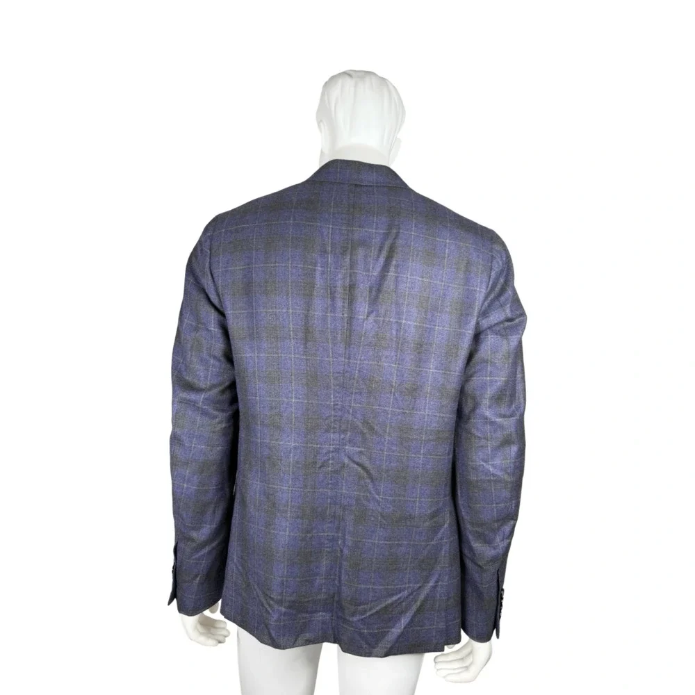Scott McClelland for Isaia Men's Plaid Wool Sport Coat Sz. 45R